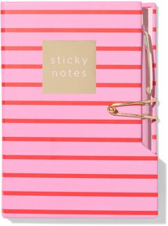 Hema Sticky notes mapje 15.5x11.5cm