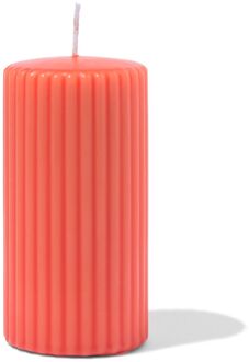 Hema Stompkaars ⌀7x13cm ribbel oranje (oranje)