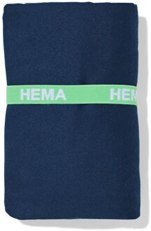 Hema Strandlaken 110x175cm microvezel donkerblauw (blauw)