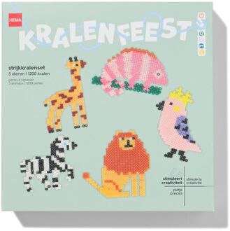 Hema Strijkkralen set dieren