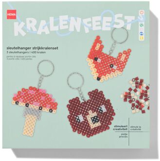 Hema Strijkkralen sleutelhangers bosdier