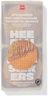 Hema Stroopwafels met melkchocolade, karamel en zeezout 231g
