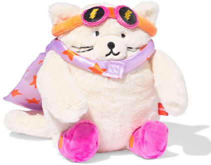 Hema Superheld knuffel kat 18x25x8cm