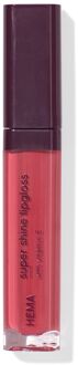 Hema Supershine lipgloss bright pink (felroze)