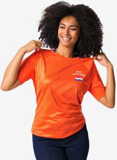 Hema T-shirt voor volwassenen WK oranje (oranje) - L