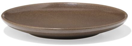 Hema Taartbord ⌀16cm PUUR reactief glazuur donkerbruin (donkerbruin)