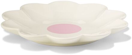 Hema Taartbordje ⌀16cm keramiek bloemvorm