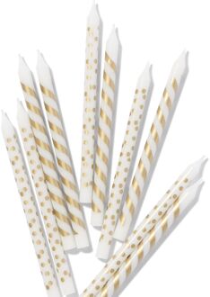 Hema Taartkaarsjes goud 10 stuks