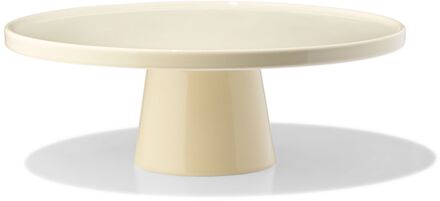 Hema Taartplateau ⌀28x10cm KNAP new bone geel (geel)