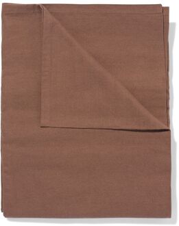 Hema Tafelkleed 140x240cm katoen donkerbruin (donkerbruin)