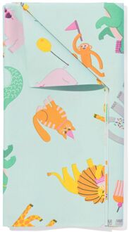 Hema Tafelkleed 200x138 papier dieren