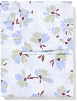 Hema Tafelkleed XL 320x145cm katoen bloemen groen-blauw (multicolor)