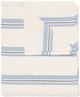 Hema Tafelkleed XL 320x145cm katoen strepen blauw (blauw)