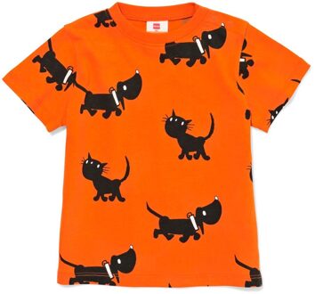 Hema Takkie baby T-shirt Koningsdag oranje (oranje)