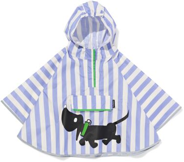 Hema Takkie babyponcho strepen blauw (blauw) - 86/104