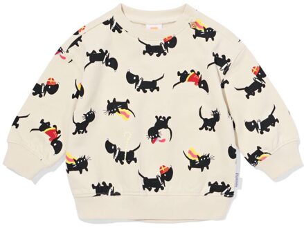 Hema Takkie babysweater Sinterklaas ecru (ecru) - 86