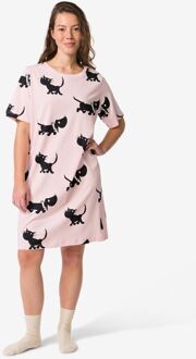 Hema Takkie damesnachthemd Fiona jersey lichtroze (lichtroze) - M