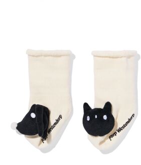 Hema Takkie en Siepie babysokken terry gebroken wit (gebroken wit) - 0-6 m