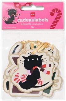 Hema Takkie en Siepie cadeaulabels - 12 stuks
