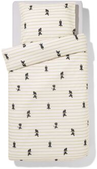 Hema Takkie en Siepie dekbedovertrek 140x200/220cm zacht katoen (beige)