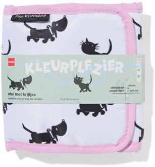 Hema Takkie en Siepie etui met krijtjes