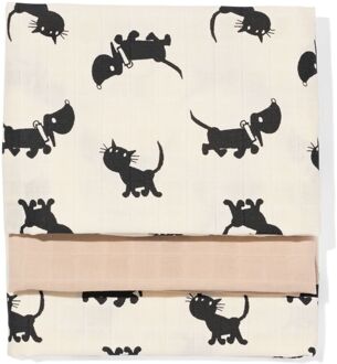 Hema Takkie en Siepie hydrofieldoeken 60x60cm - 3 stuks