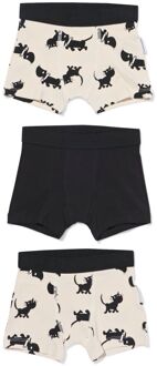 Hema Takkie en Siepie kinderboxers - 3 stuks zwart/wit (zwart/wit) - 110/116