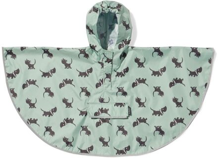 Hema Takkie en Siepie kinderponcho waterdicht groen (groen) - 86/104
