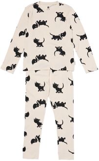 Hema Takkie en Siepie kinderpyjama rib gebroken wit (gebroken wit) - 98/104
