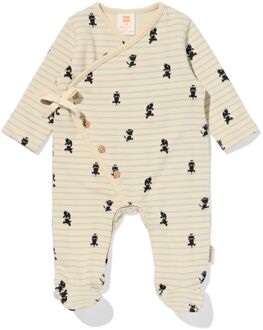 Hema Takkie en Siepie newborn boxpakje jersey strepen ecru (ecru) - 50