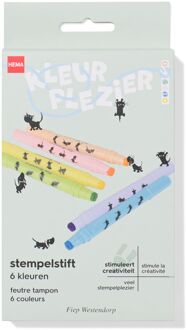 Hema Takkie en Siepie stempelstift - 6 stuks