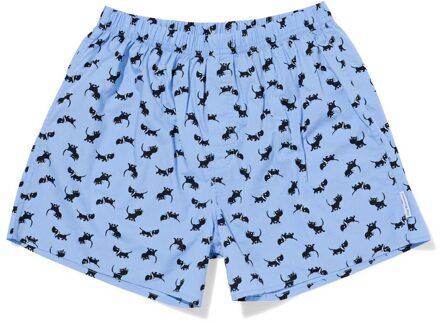 Hema Takkie herenboxer print katoen blauw (blauw) - XL