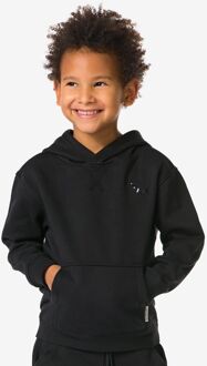Hema Takkie kinderhoodie sweatstof zwart (zwart) - 134/140