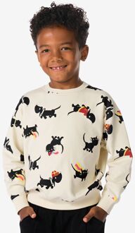 Hema Takkie kindersweater ecru (ecru) - 110/116