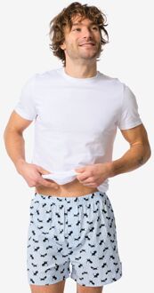 Hema Takkie losse herenboxer strepen blauw (blauw) - XL