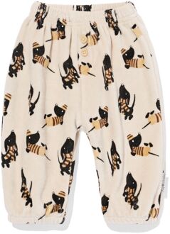 Hema Takkie newborn broek velours lichtgrijs (lichtgrijs) - 50