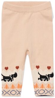 Hema Takkie newborn legging lichtbruin (lichtbruin) - 50
