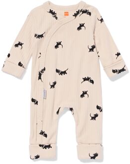 Hema Takkie newborn meegroei boxpakje LENZING™ ECOVERO™ rib ecru (ecru) - 62/68