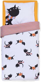 Hema Takkie peuterdekbedovertrek 120x150cm zacht katoen (wit)