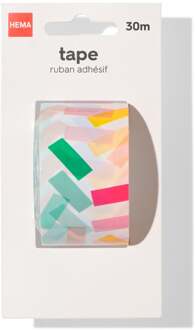 Hema Tape 30m confetti (multicolor)