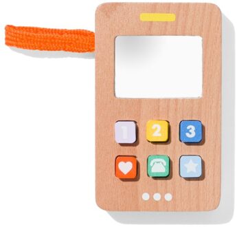 Hema Telefoon hout 11x6.5x2
