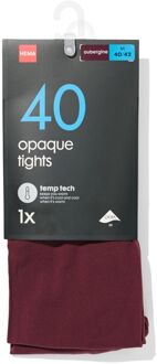 Hema Temp tech panty 40denier aubergine (aubergine) - 48/52