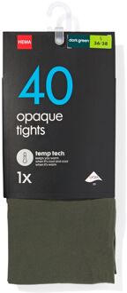 Hema Temp tech panty 40denier groen (groen) - 44/46