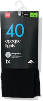 Hema Temp tech panty 40denier zwart (zwart) - 54/56
