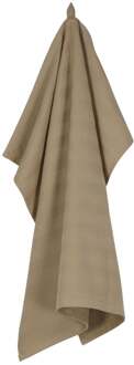 Hema Theedoek 65x65 katoen zand (zand)