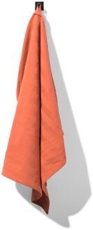Hema Theedoek 65x65cm katoen koraal (koraal)