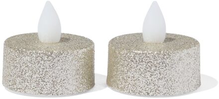 Hema Theelichtjes led goud (wit)