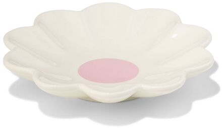 Hema Theeschoteltje 8.3x8.3x1.5cm keramiek bloemvorm