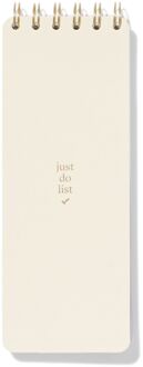 Hema To do 21x8cm geel