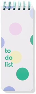 Hema To do blok met spiraal 21x8